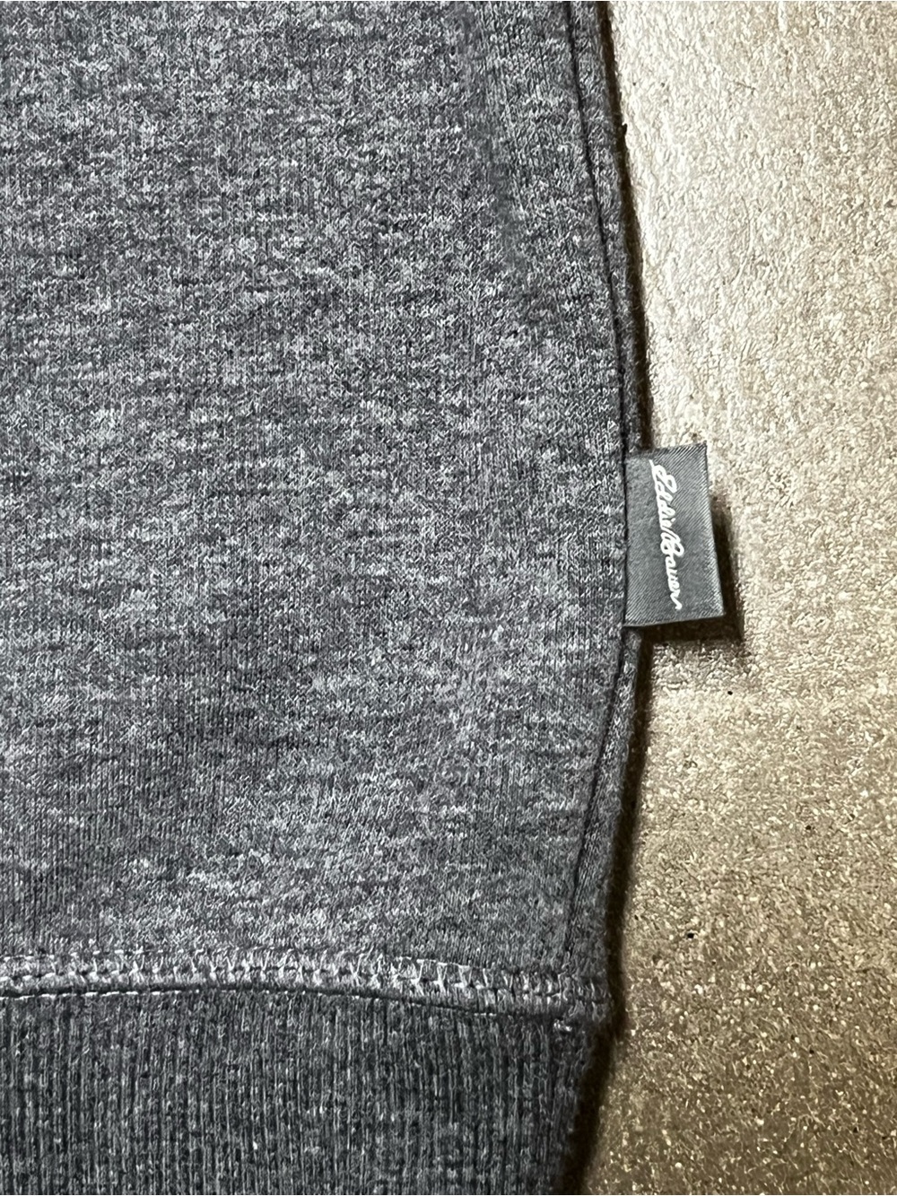 Eddie Bauer Charcoal Gray Crewneck Pullover - Picture 3 of 5